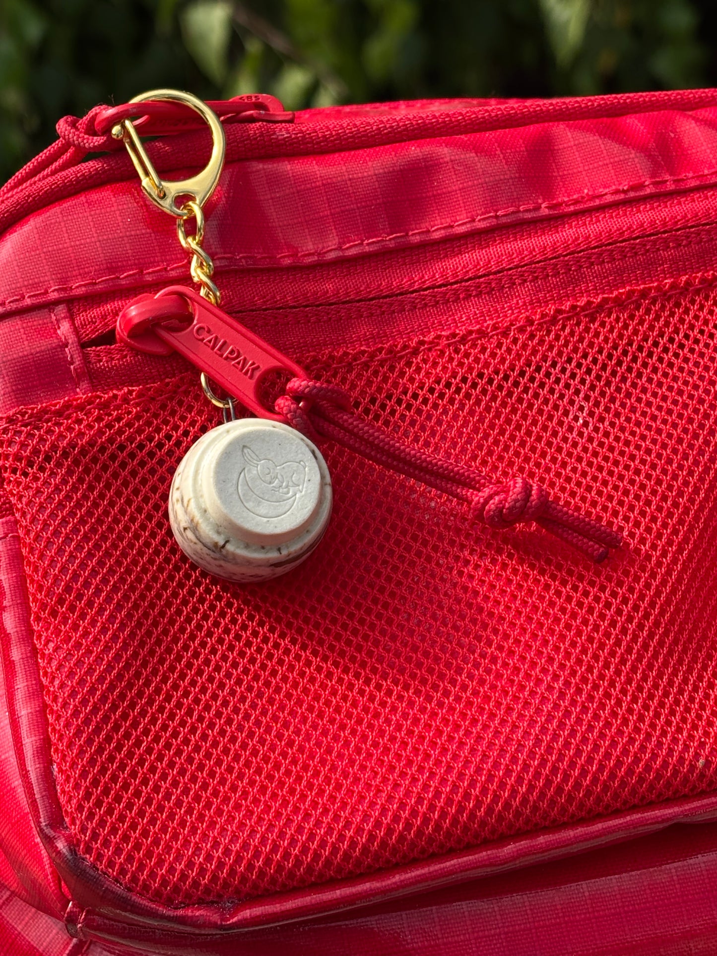 Tea Bowl Charm with brown speckles