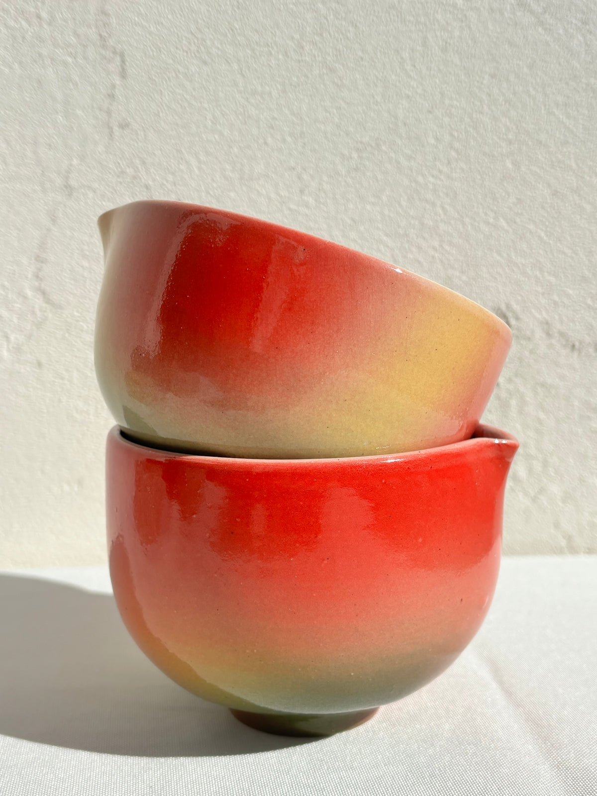 Mango matcha bowl/ chinese style tea cup/ Japanese style tea cup(No stickers)