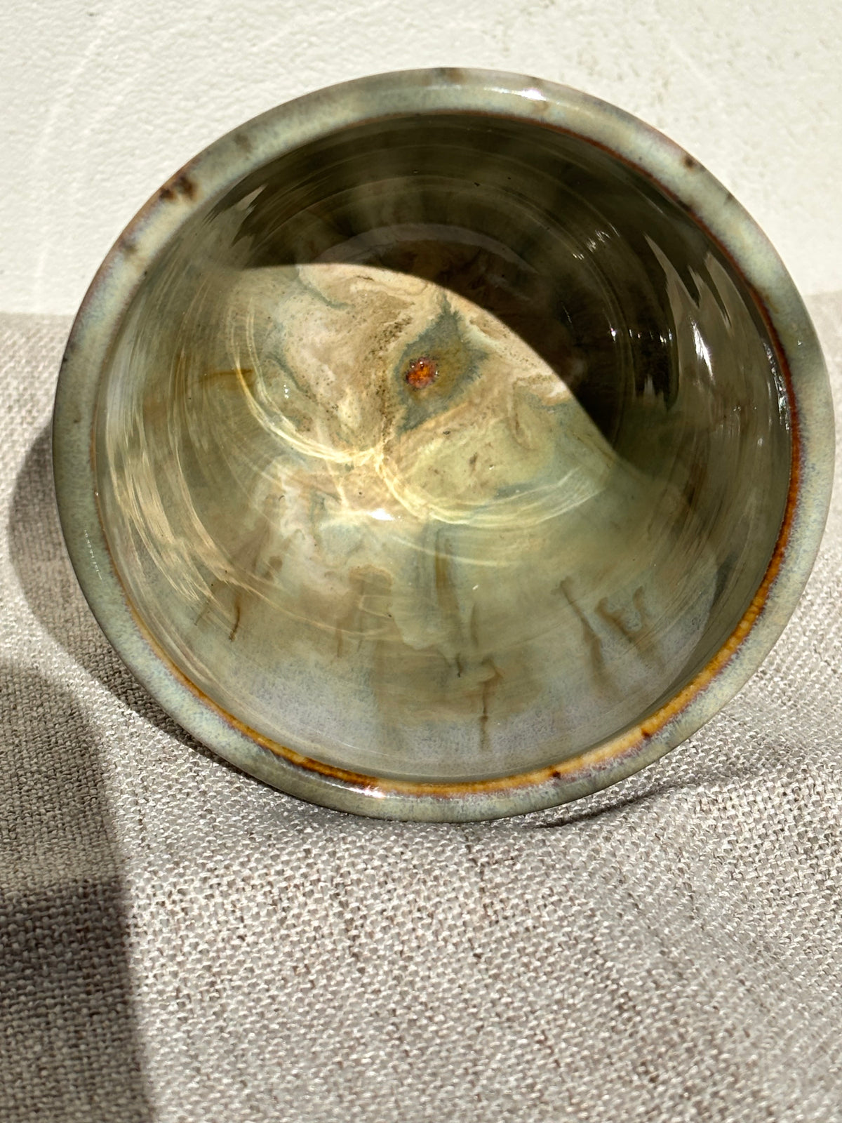 Tumbler in Matcha Parfait glaze, 8oz and 12oz