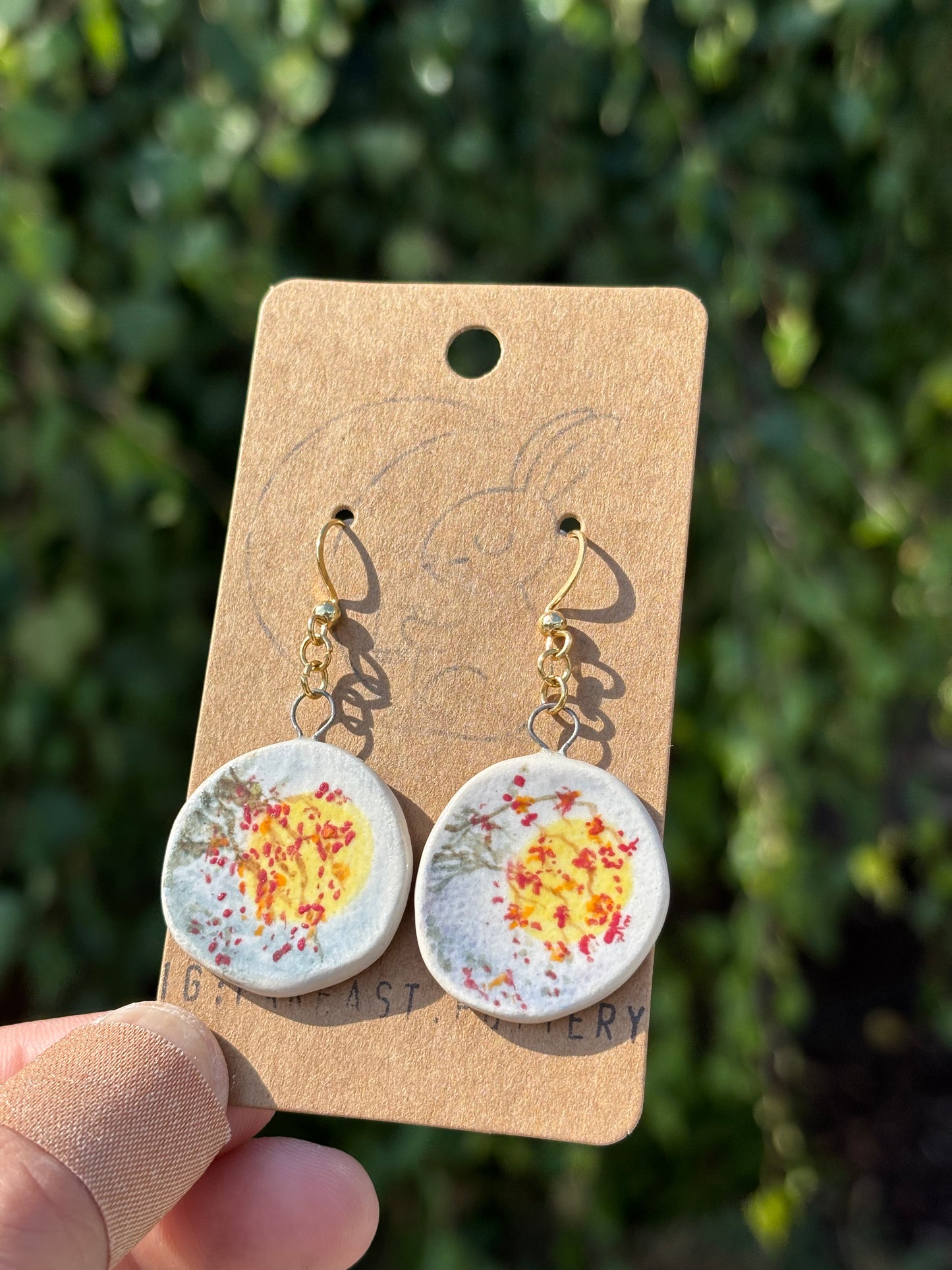 Mid Autumn Moonlight earrings
