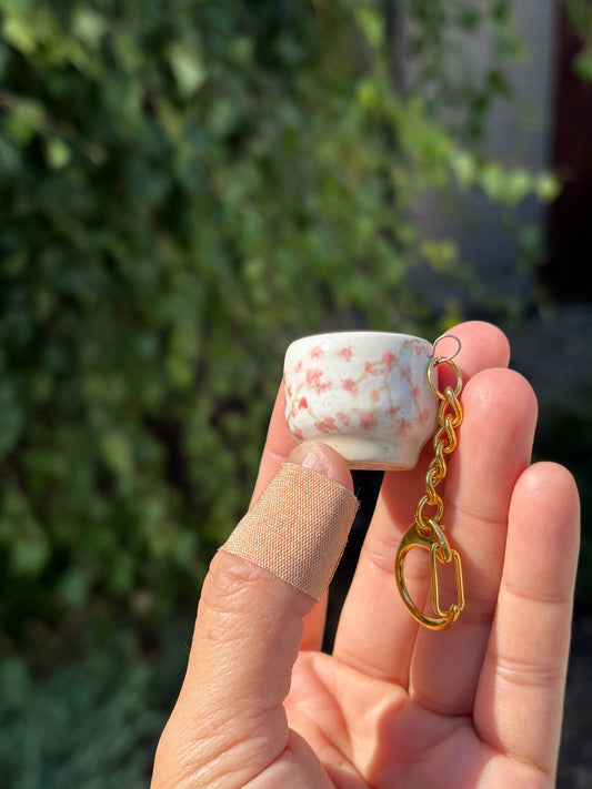 Cherry Blossom Tea Bowl Charm