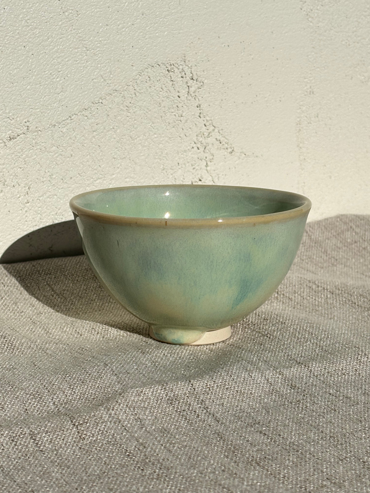 Matcha bowls and chinese style tea cups in Jade glaze