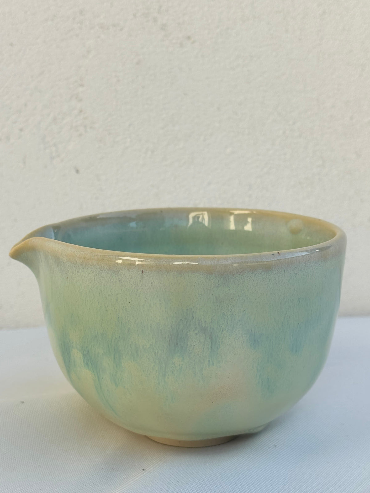 Matcha bowls and chinese style tea cups in Jade glaze